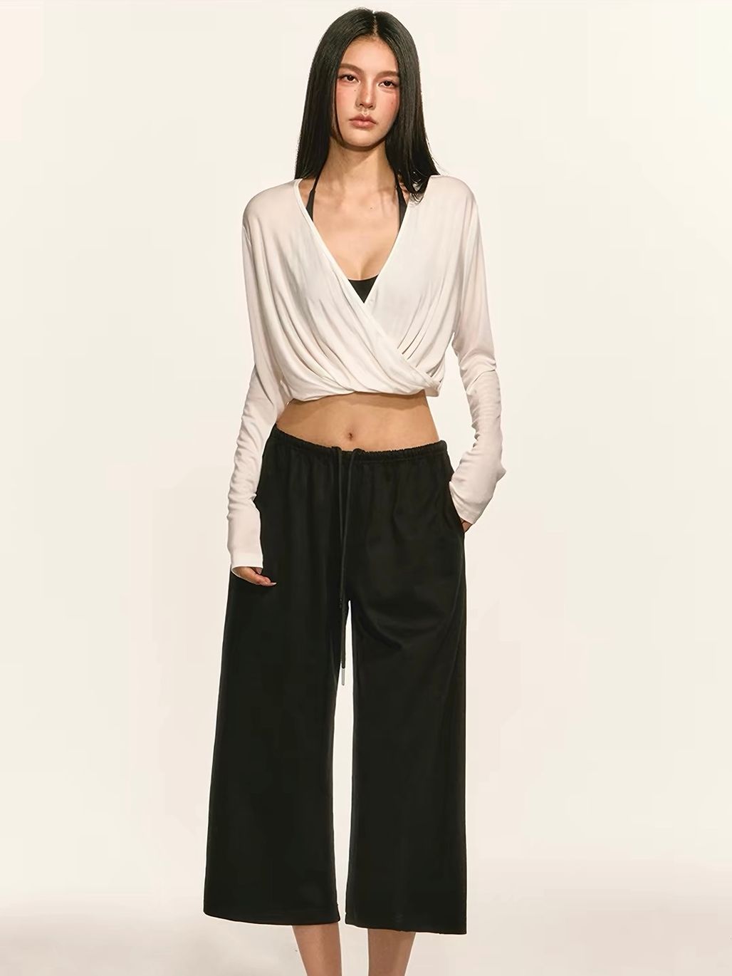 Gavya Wrap Top & Neck Tie Padded Top (Sold Seperately)