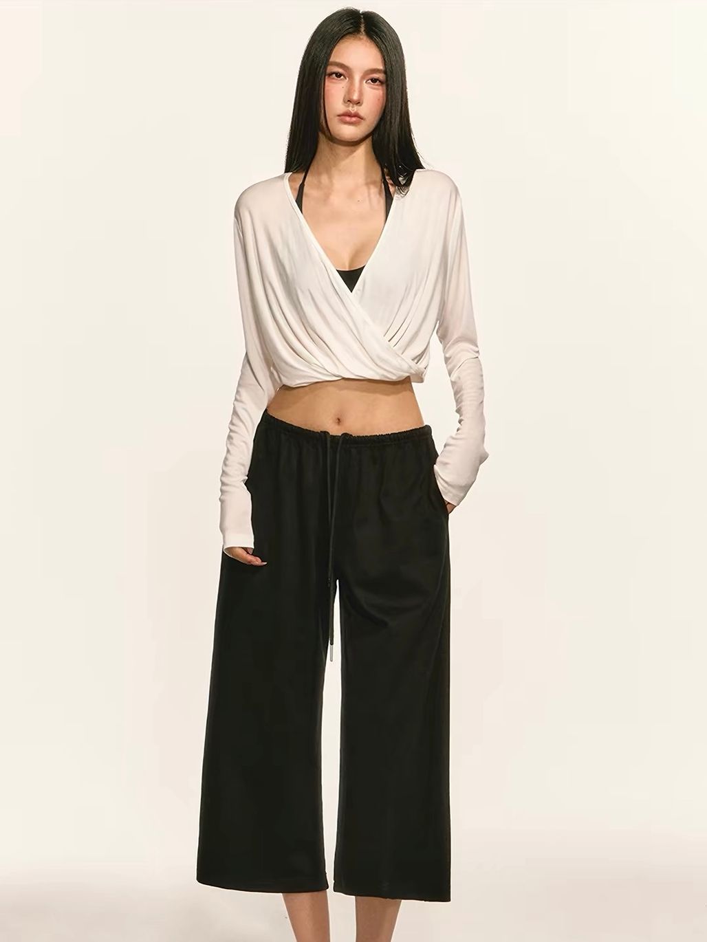 Gavya Wrap Top & Neck Tie Padded Top (Sold Seperately)