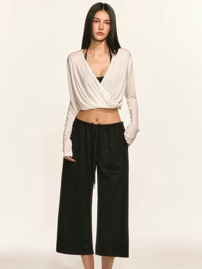 Gavya Wrap Top & Neck Tie Padded Top (Sold Seperately)