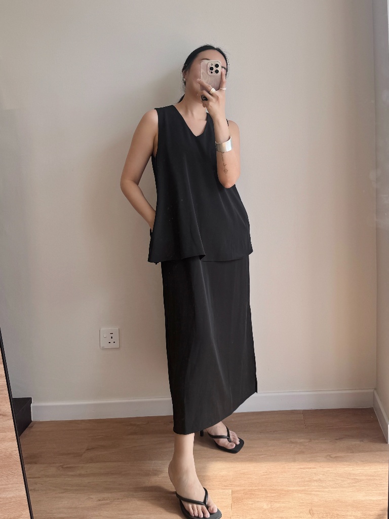 Verna Fake Two Piece Dress