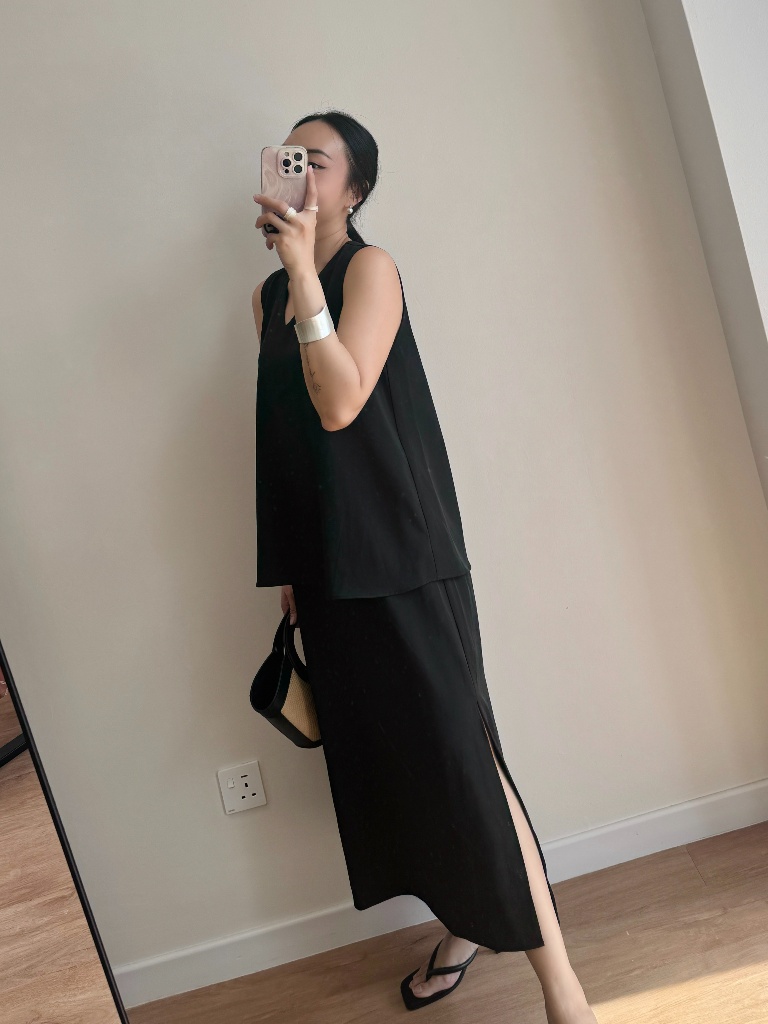 Verna Fake Two Piece Dress