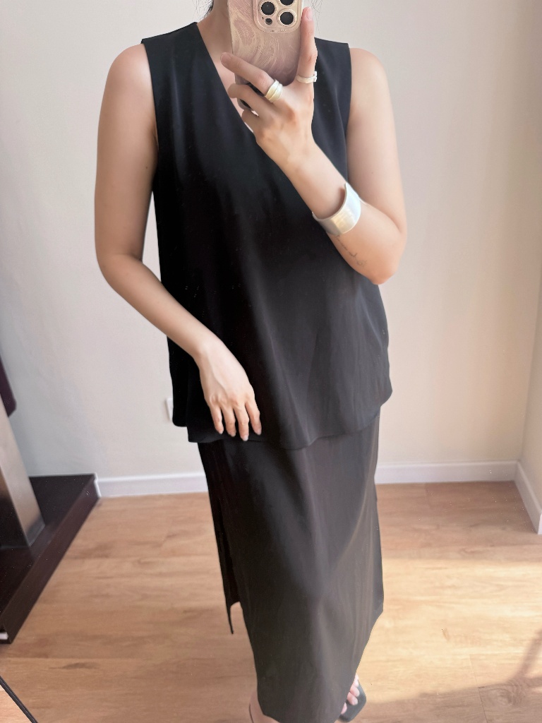 Verna Fake Two Piece Dress