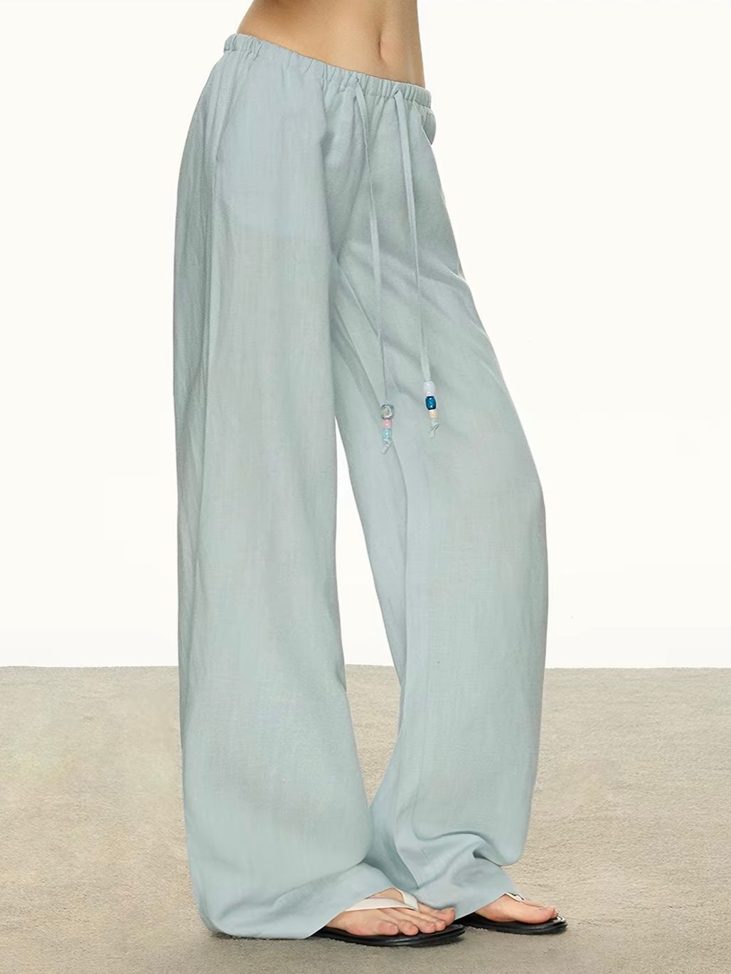 Gjerta Tencel Linen Blend Drawsrting Pants