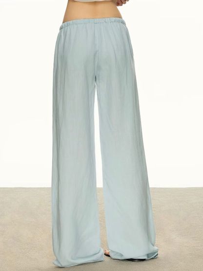 Gjerta Tencel Linen Blend Drawsrting Pants