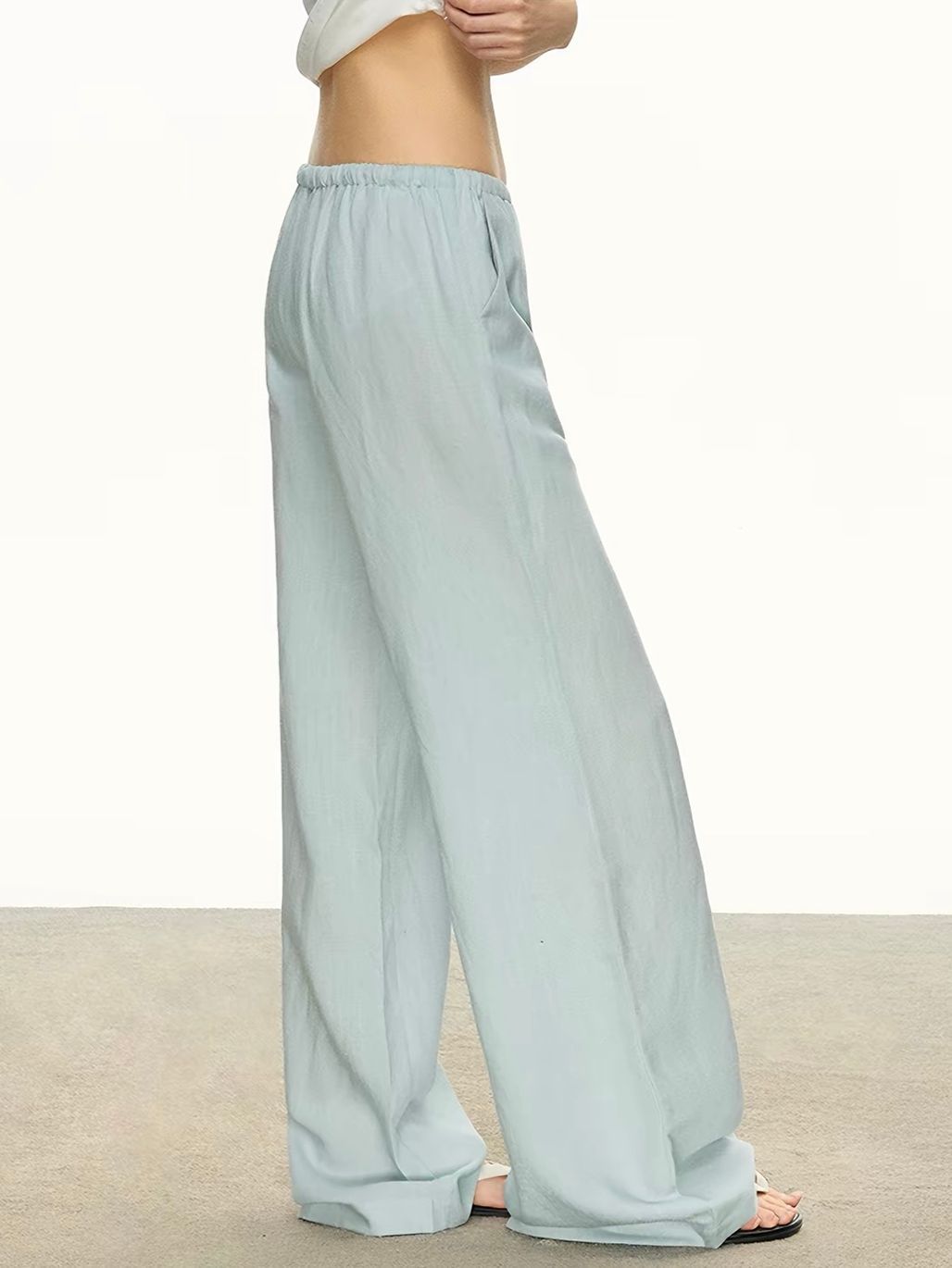 Gjerta Tencel Linen Blend Drawsrting Pants