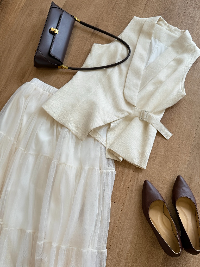 Ashley Vest and Tutu Skirt Set