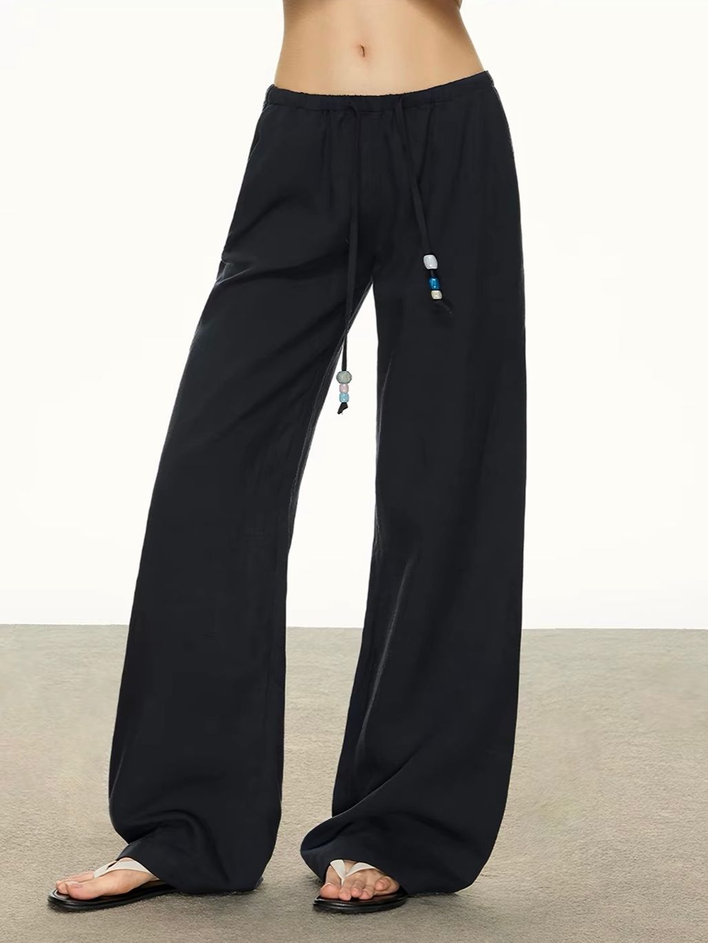 Gjerta Tencel Linen Blend Drawsrting Pants