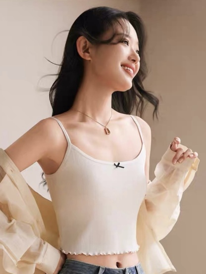 Bella Ruffle Trim Padded Cami Top