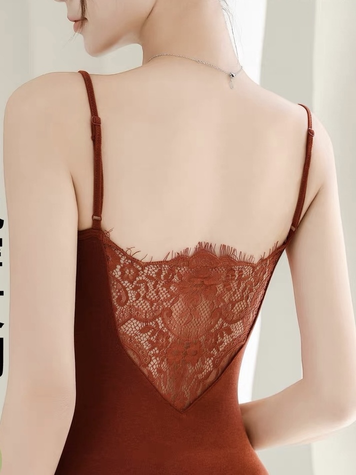 Belle Back Lacey Padded Cami Top