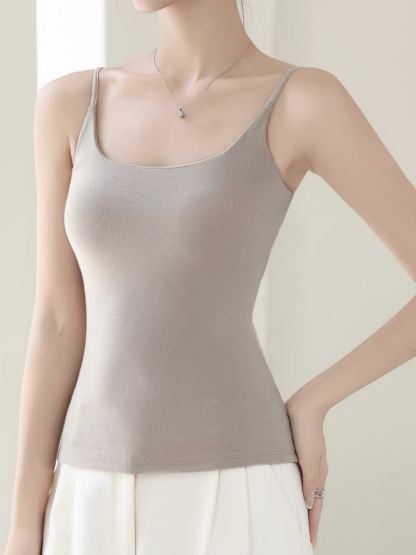 Belle Back Lacey Padded Cami Top