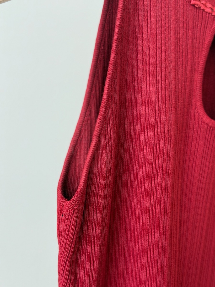 Li Yi Halter Neck Oriental Knit Top