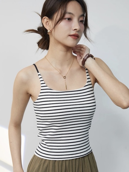 Beiley Stripe Padded Top