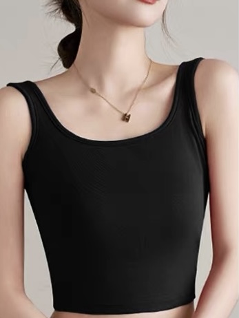 Blair Crossed Low Back Padded Top