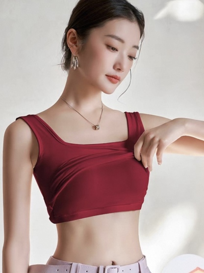 Quyen Crossed Low Back Padded Top