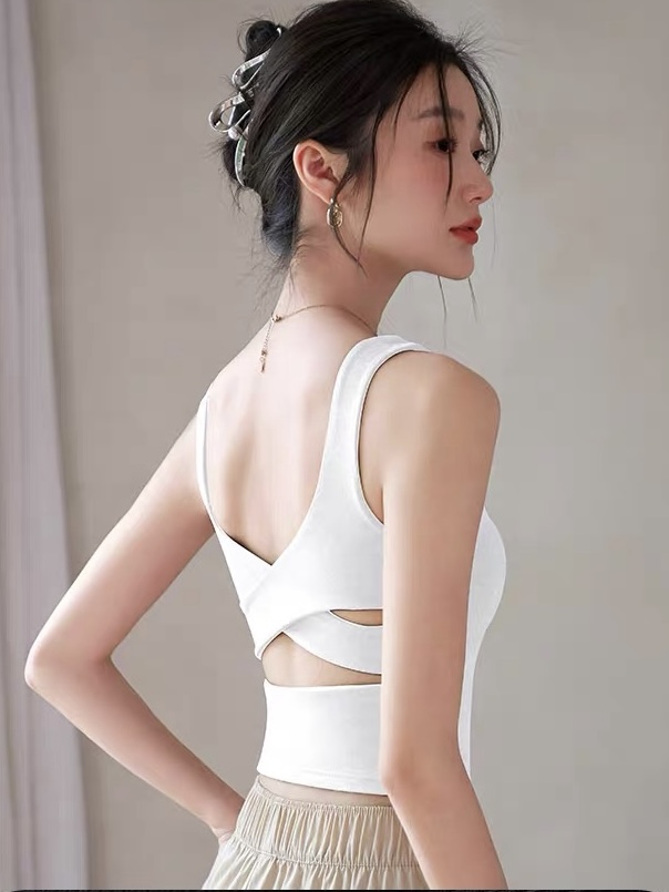 Bodie Crossed Low Back Padded Top
