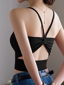 Banilla Crossed Back Padded Top