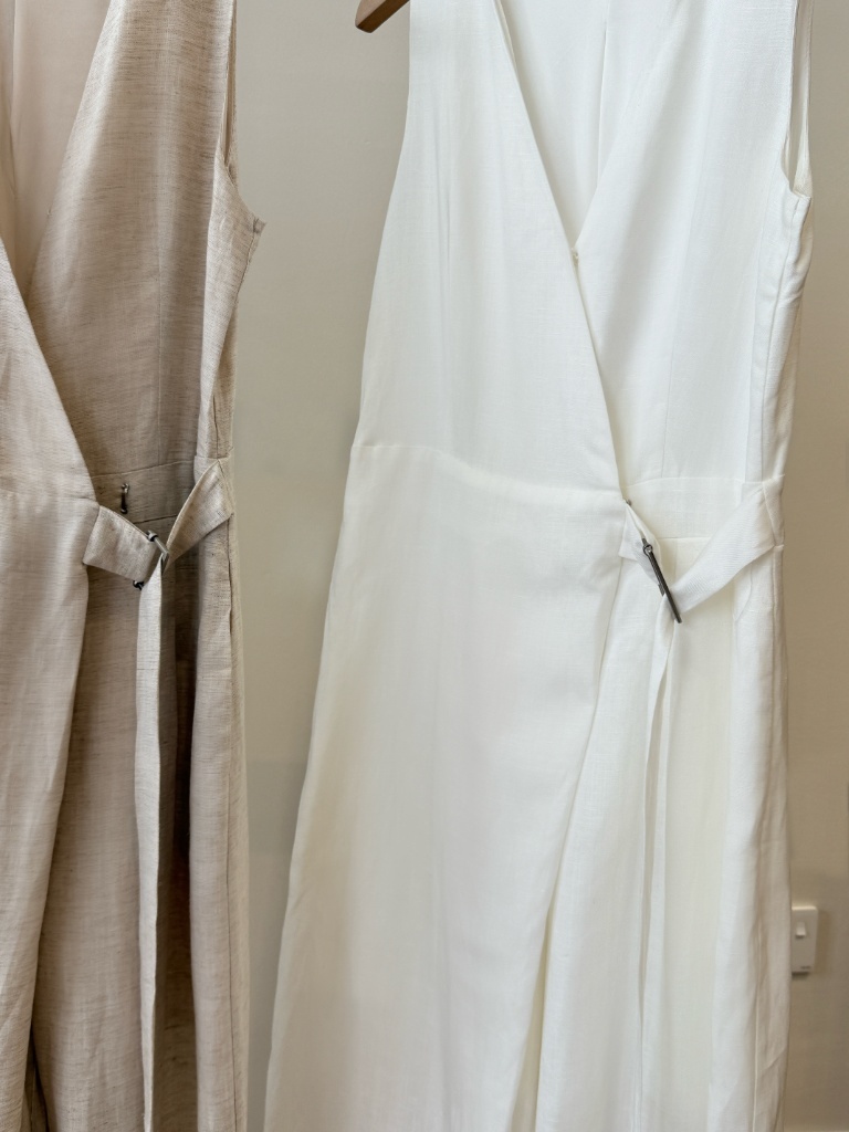 Antonia V Collar Belted Wide Leg Jumpsuit