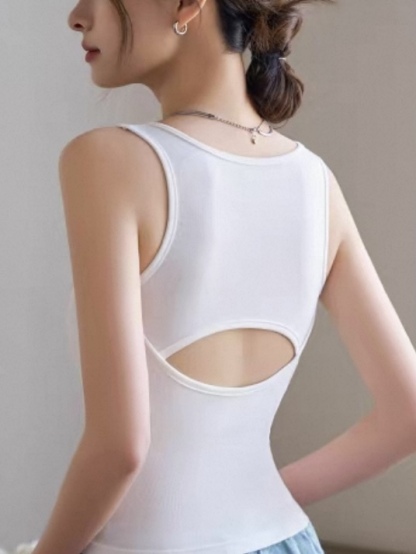 Brady Back Cut-Out Padded Top