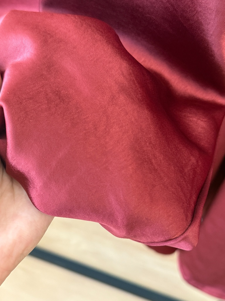 Luciana Satin Square Neck Top & Skirt Set