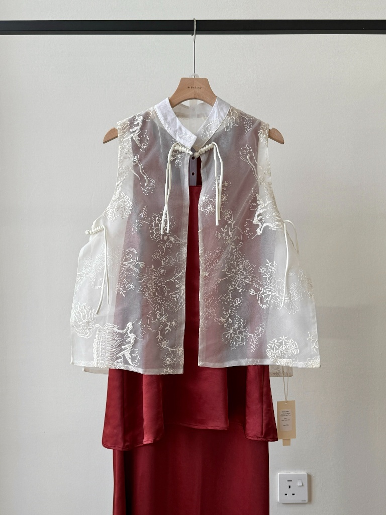 Luciana Satin Square Neck Top & Skirt Set