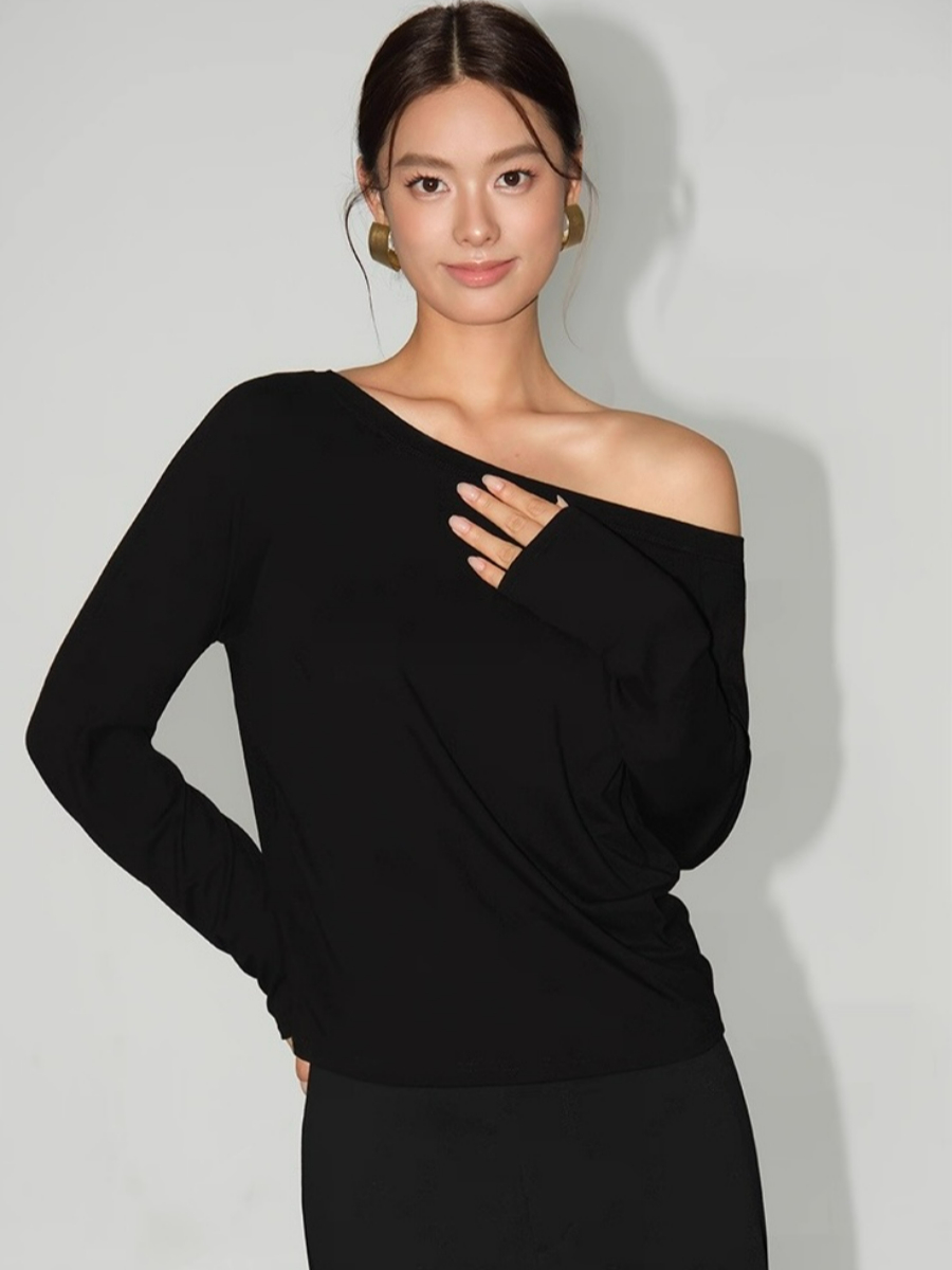 Fiona One Shoulder Basic Top