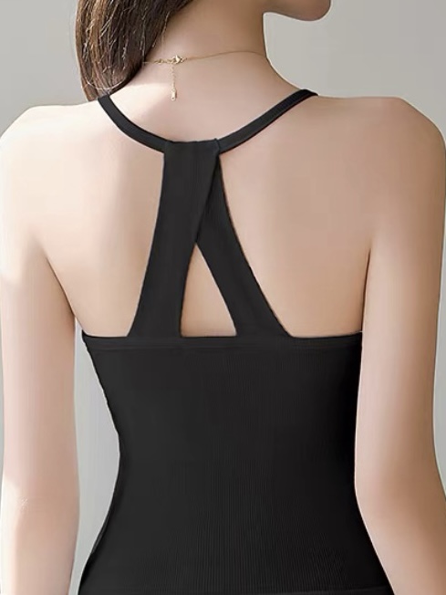 Brooke Halter Neck Padded Top