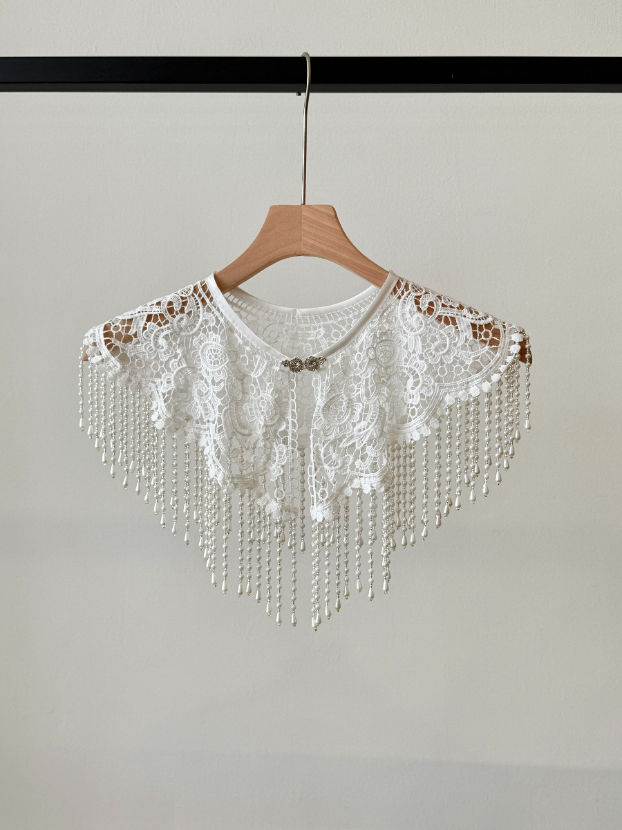 Ci Ju Pearly Lace Shawl