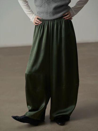Yan Bang Draped Balloon-Leg Pants