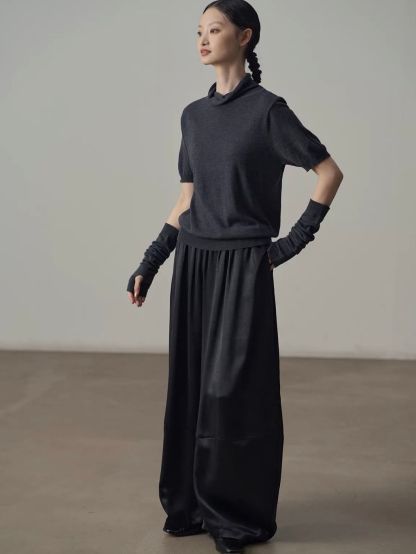 Yan Bang Draped Balloon-Leg Pants
