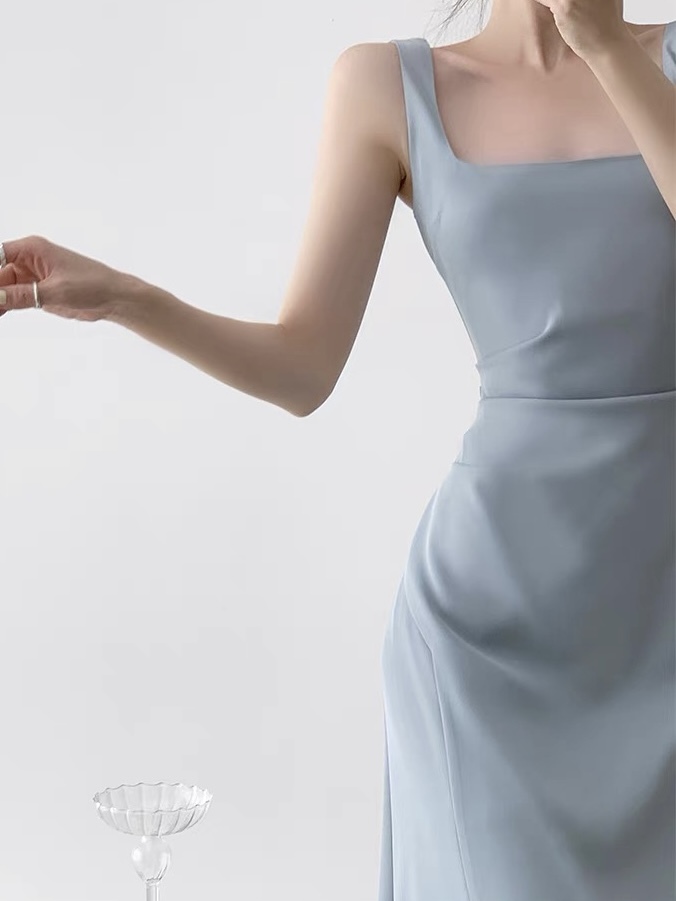 Cerlyn Square Neck Maxi Dress-The Black Bow-