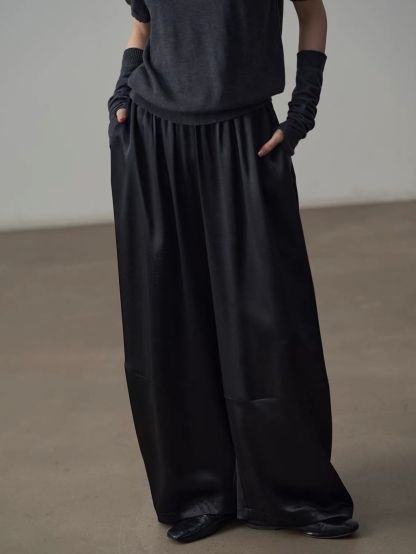 Yan Bang Draped Balloon-Leg Pants