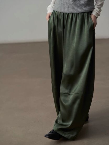 Yan Bang Draped Balloon-Leg Pants