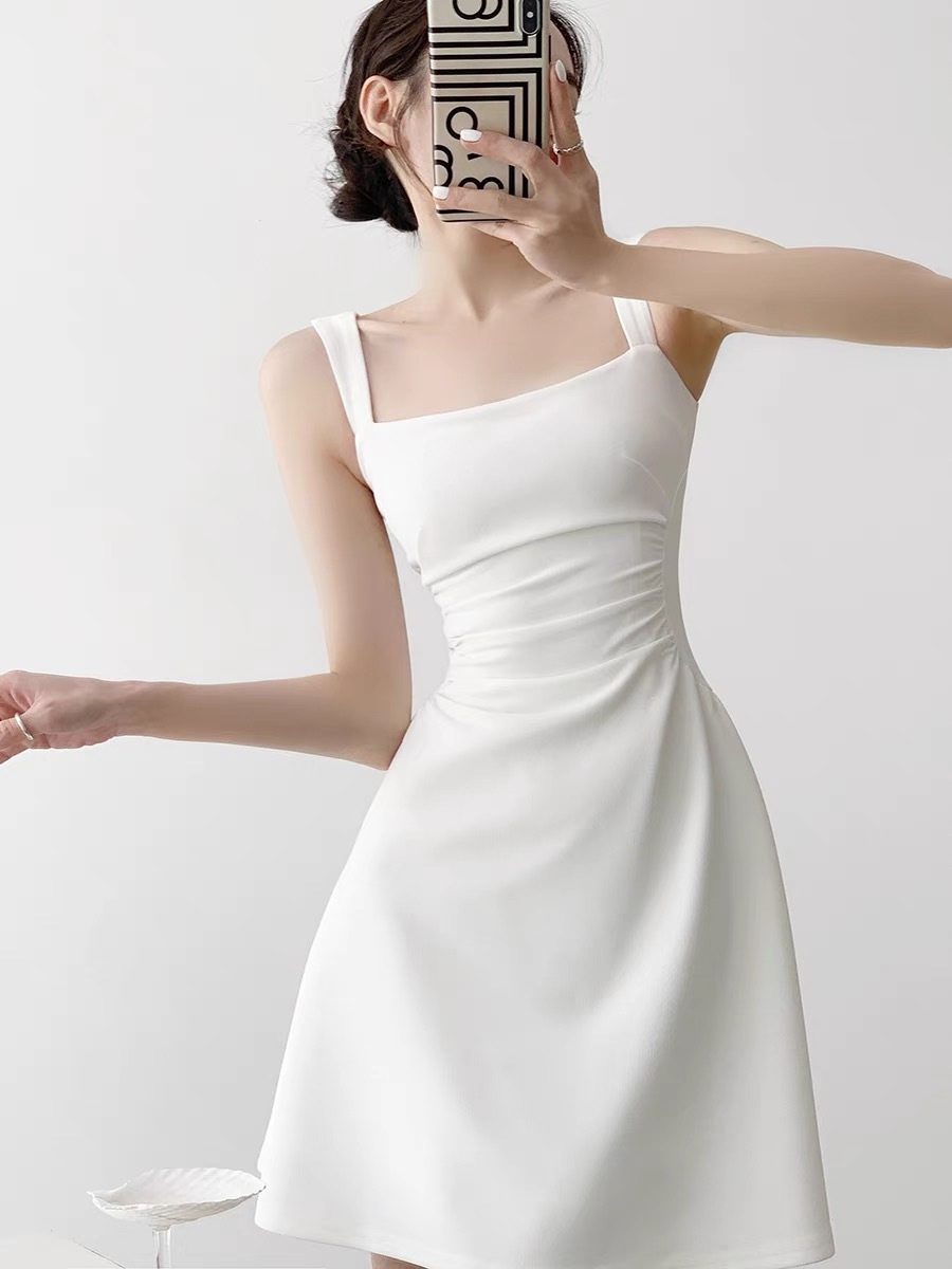 Carmen Flare Mini Dress-The Black Bow-