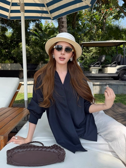 Fred Lyocell Linen Long Sleeve  Top