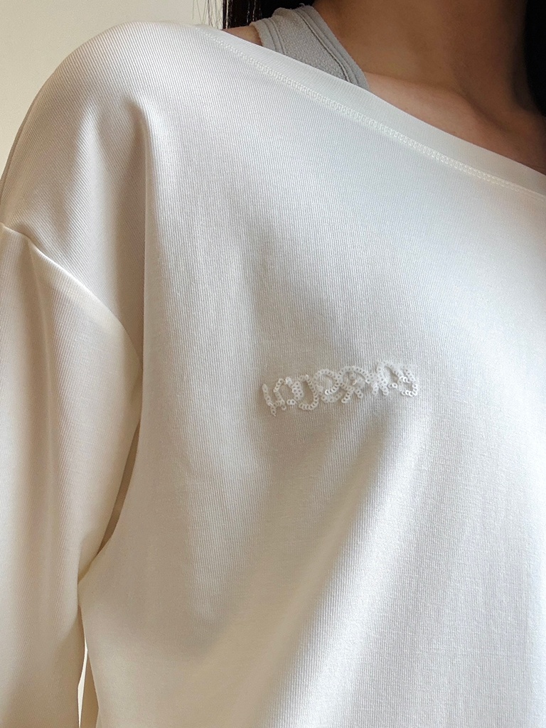 Minty Draw String Long Sleeve Top