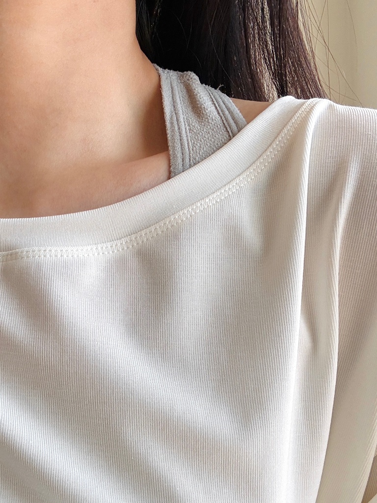 Minty Draw String Long Sleeve Top