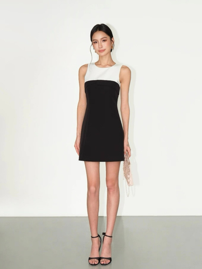 Frida Color Binding Mini Dress