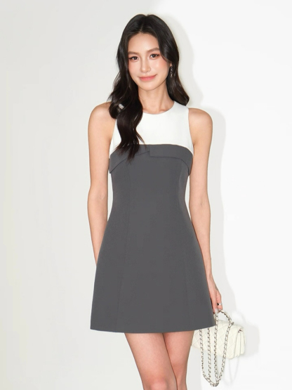 Frida Color Binding Mini Dress