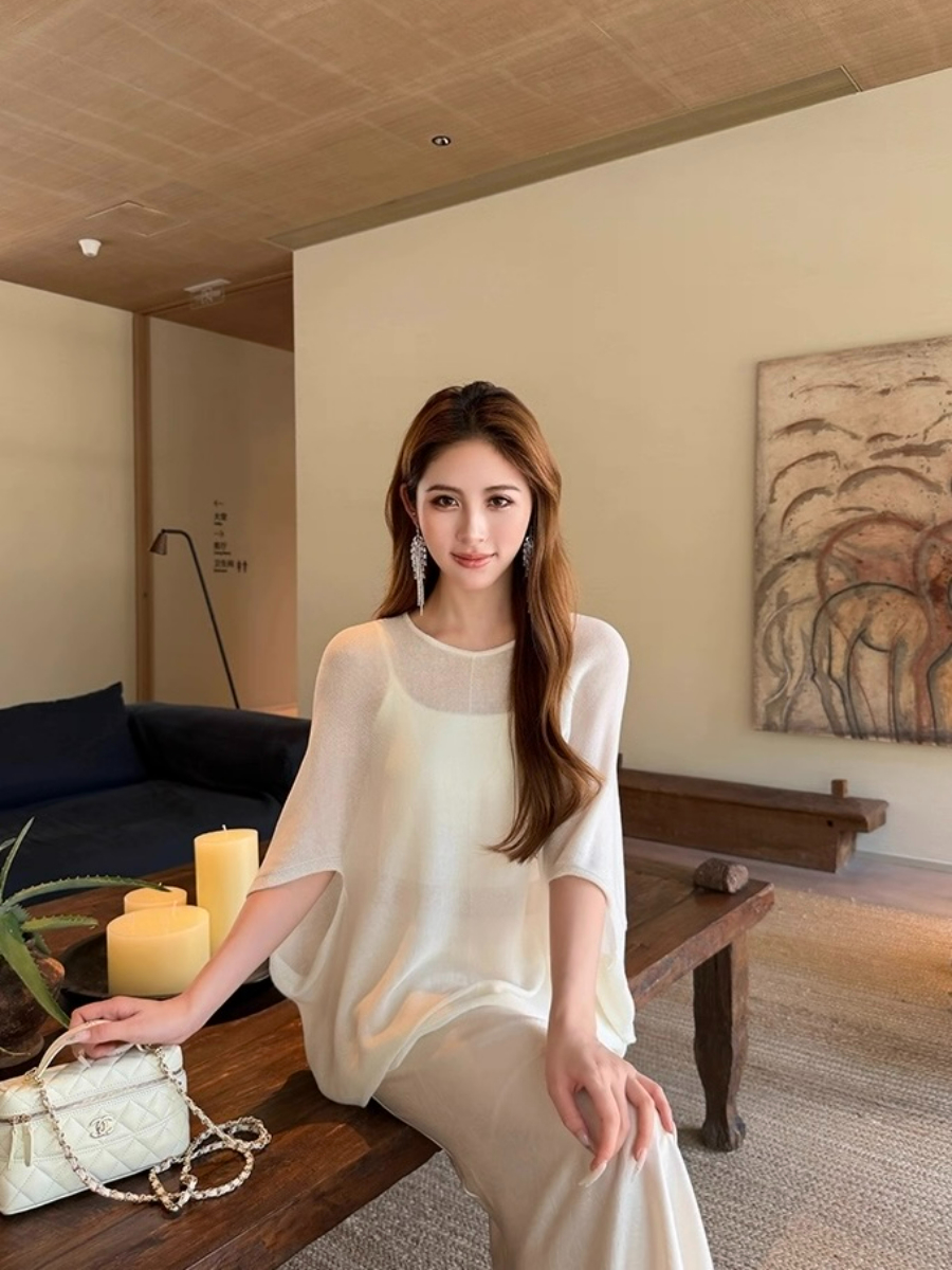 Froella Sheer Knit Top