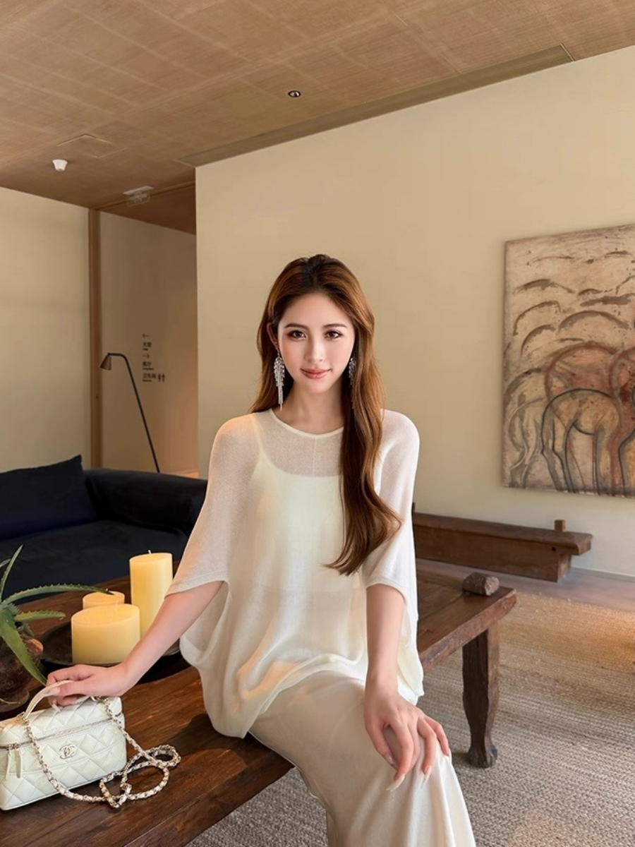 Froella Sheer Knit Top