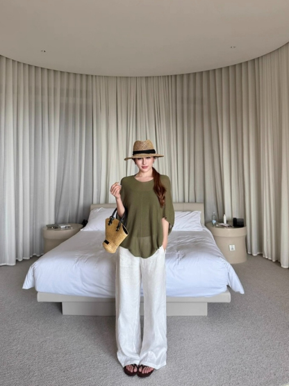 Froella Sheer Knit Top