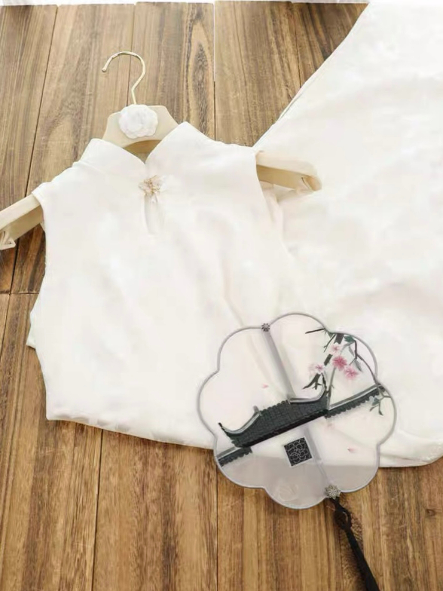 Ci Die Butterfly Printing Cheongsam