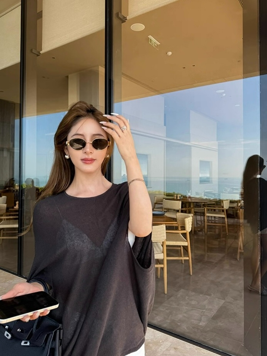 Froella Sheer Knit Top