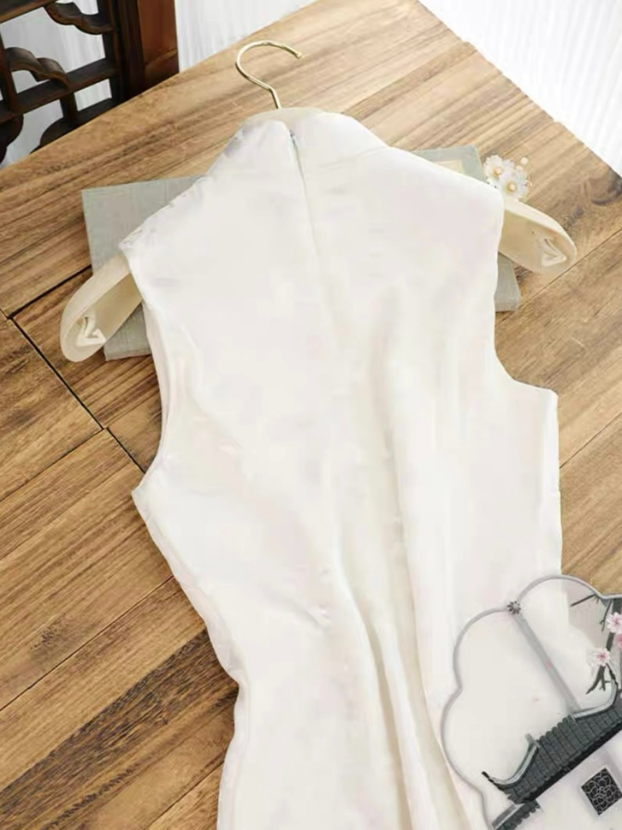 Ci Die Butterfly Printing Cheongsam