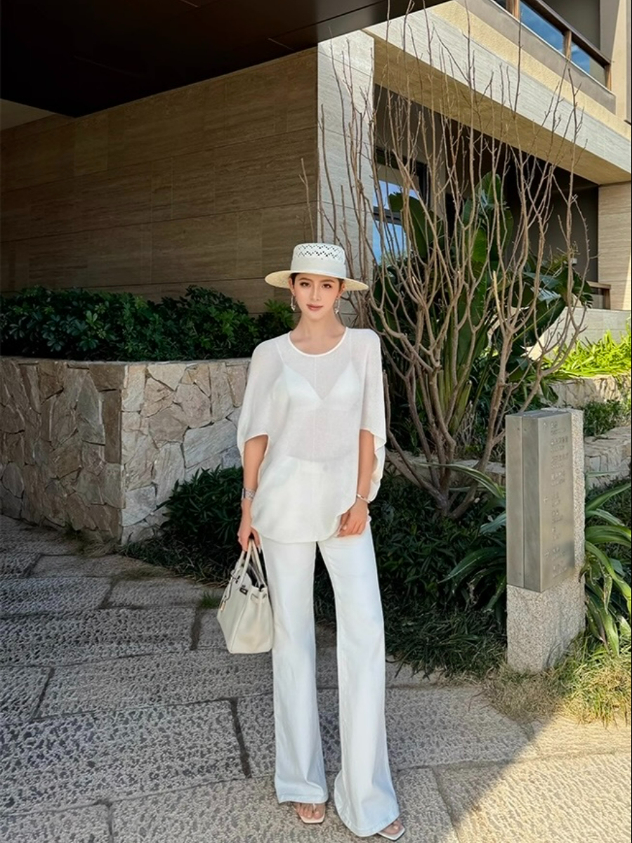 Froella Sheer Knit Top