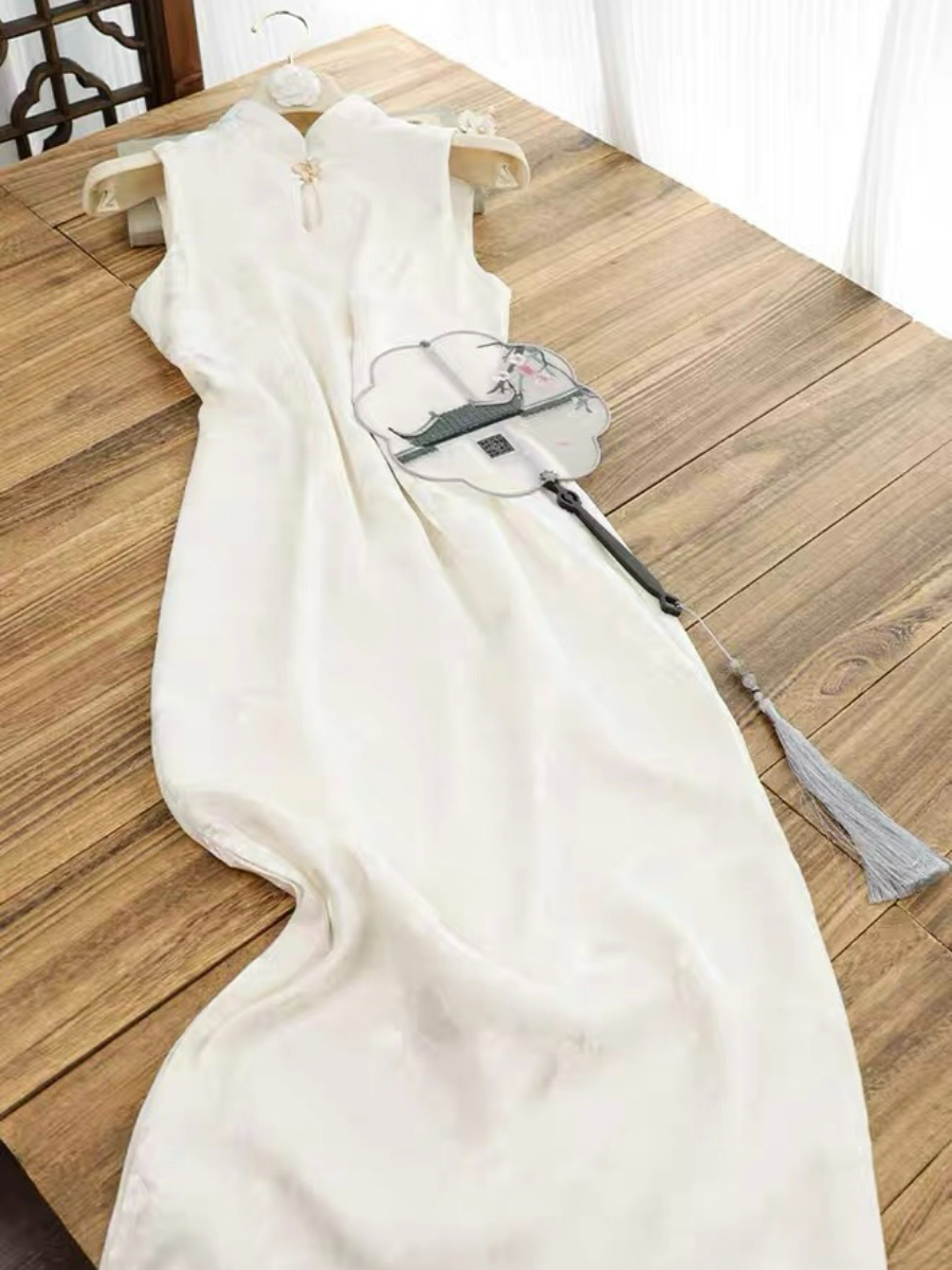 Ci Die Butterfly Printing Cheongsam