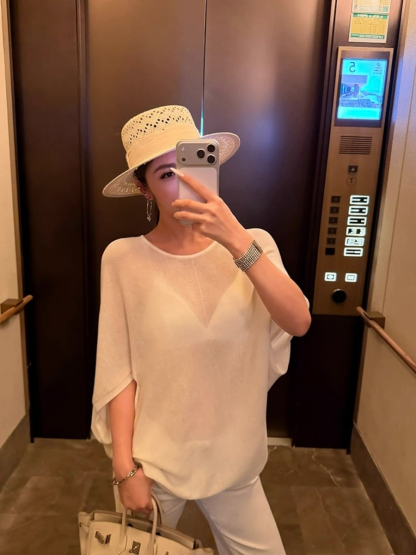 Froella Sheer Knit Top