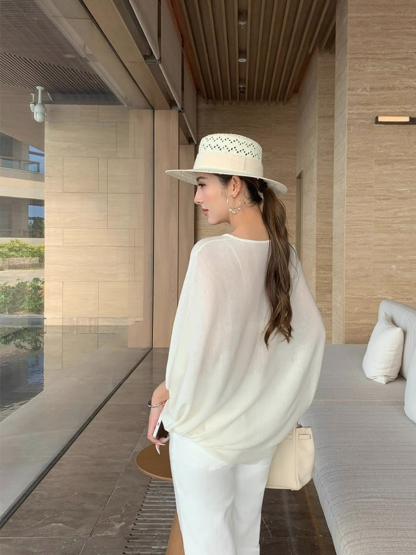 Froella Sheer Knit Top