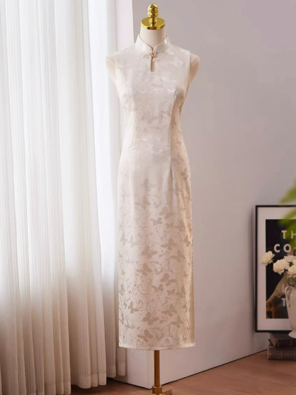 Ci Die Butterfly Printing Cheongsam