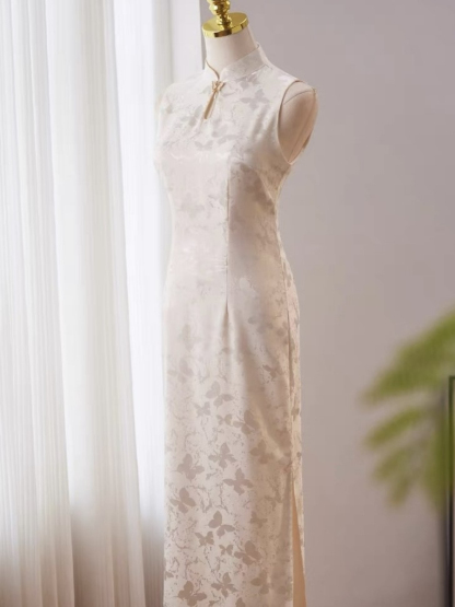 Ci Die Butterfly Printing Cheongsam